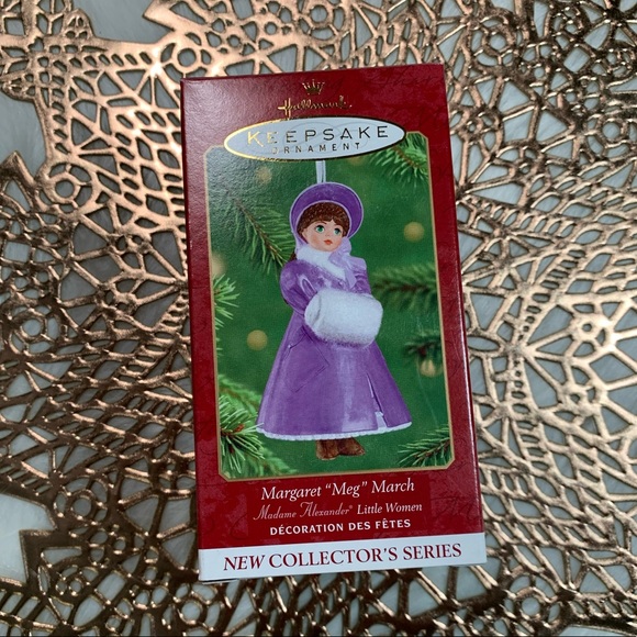 HALLMARK Little Women Margaret Meg March Tree Ornament #1 Madame Alexander 2001 - Picture 1 of 5